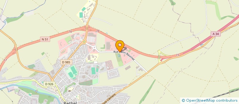 localisation de l'entreprise SCI L EPINETTE  RETHEL