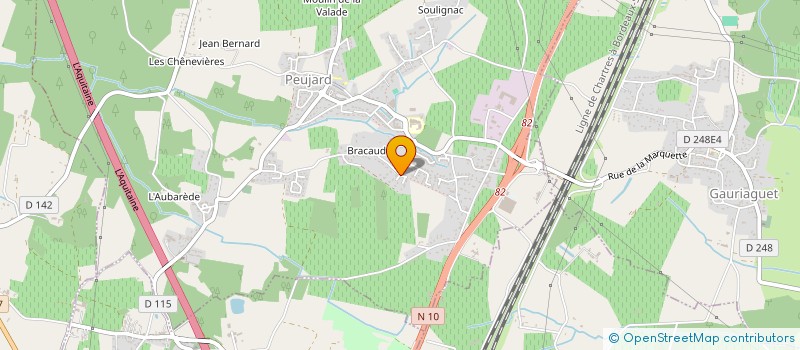 localisation de l'entreprise SCI L'EPINETTE  PERISSAC