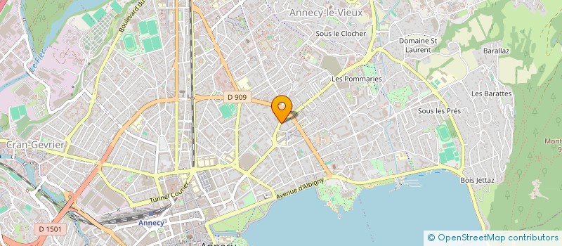 localisation de l'entreprise SCI L'EPINETTE à ANNECY