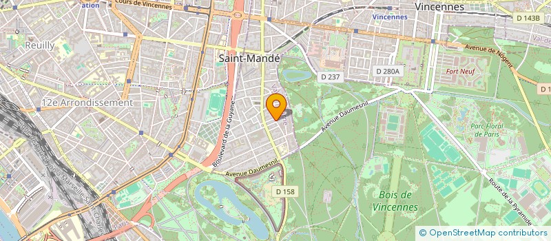 localisation de l'entreprise SCI L'EPINETTE à SAINT-MANDE
