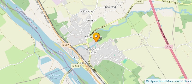 localisation de l'entreprise SCI L' EPINOCHE à NEUVY-SUR-LOIRE