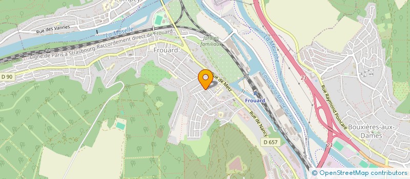 localisation de l'entreprise SCI L'EQUATION  FROUARD