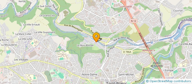 localisation de l'entreprise SCI L EQUERRE à SAINT-BRIEUC