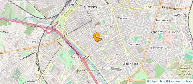 localisation de l'entreprise SCI L'EQUERRE DU JARD  REIMS