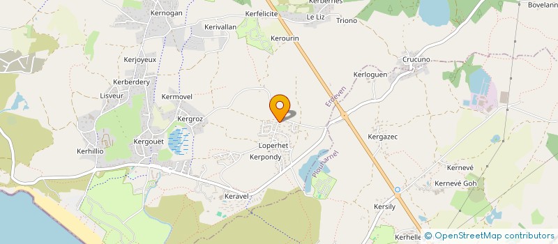 localisation de l'entreprise SCI L'ER DE MER  ERDEVEN