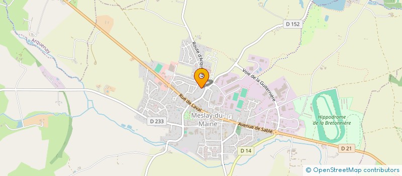 localisation de l'entreprise SCI L'ERABLE  ENTRAMMES