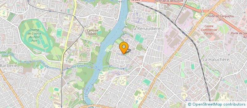 localisation de l'entreprise SCI L'ERAUDIERE  NANTES
