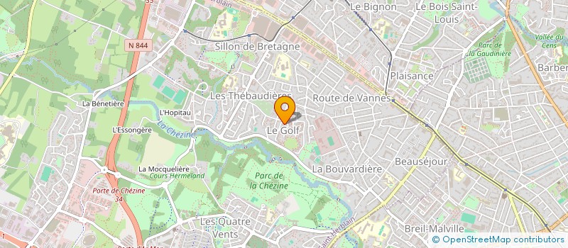 localisation de l'entreprise SCI L'ERDRE  SAINT-HERBLAIN