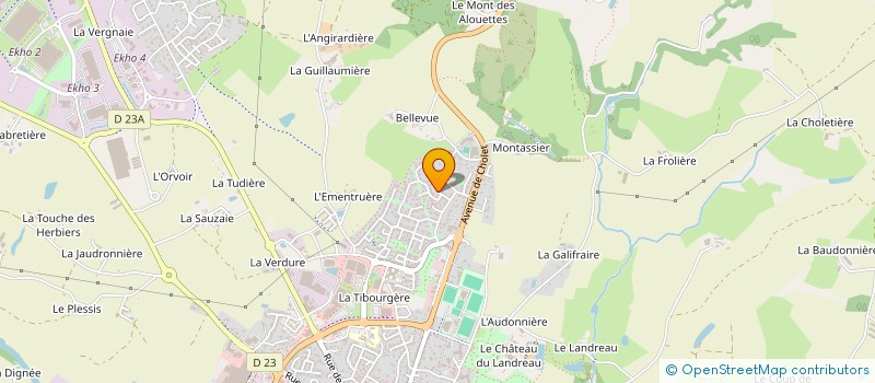 localisation de l'entreprise SCI L'EREBE à LES HERBIERS