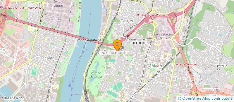 localisation de l'entreprise SCI L ERMITAGE  LORMONT