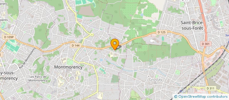 localisation de l'entreprise SCI L'ERMITAGE  MONTMORENCY