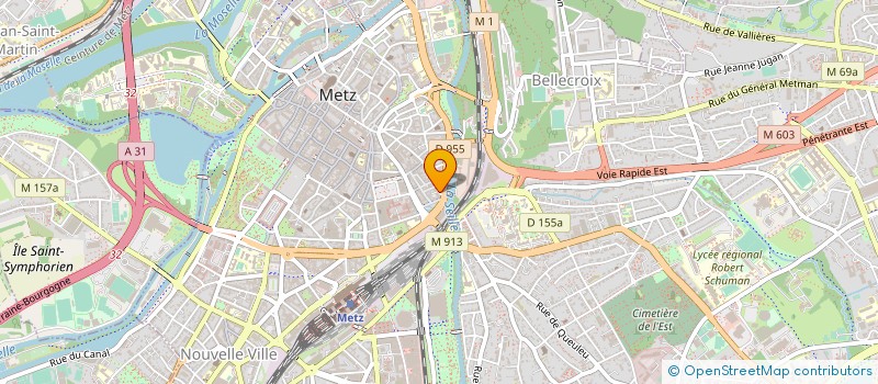 localisation de l'entreprise SCI L ERMITAGE à METZ