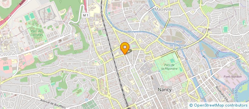 localisation de l'entreprise SCI L'ERMITAGE  NANCY