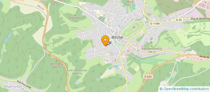 localisation de l'entreprise SCI L' ERMITAGE  BITCHE