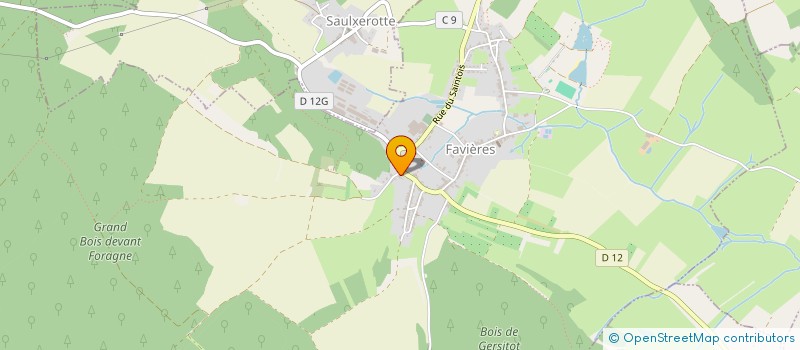 localisation de l'entreprise SCI L'ERMITAGE  FAVIERES