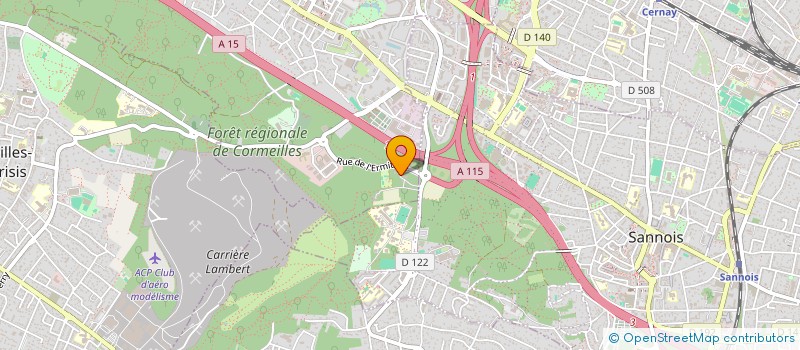 localisation de l'entreprise SCI L'ERMITAGE  FRANCONVILLE LA GARENNE