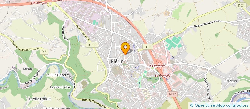 localisation de l'entreprise SCI L ESCALE  PLERIN