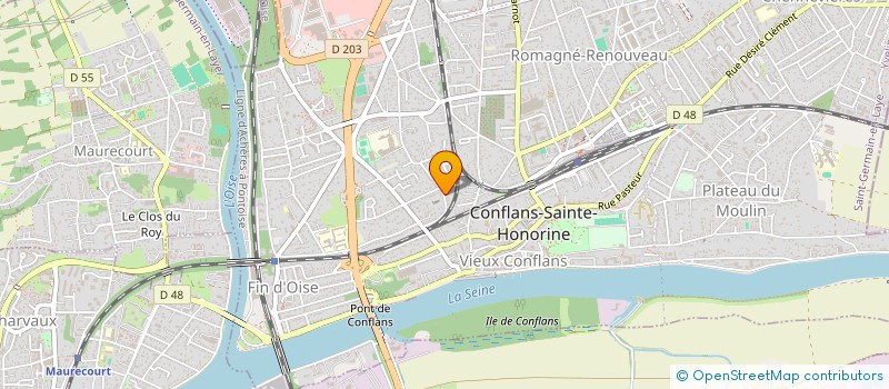 localisation de l'entreprise SCI L'ESCALE  CONFLANS-SAINTE-HONORINE