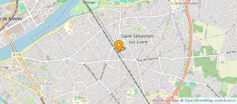 localisation de l'entreprise SCI L'ESCALE à SAINT-SEBASTIEN-SUR-LOIRE