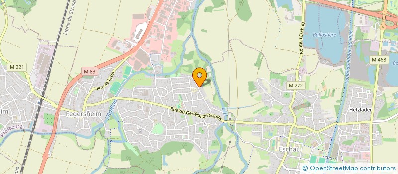 localisation de l'entreprise SCI L'ESCALE  FEGERSHEIM
