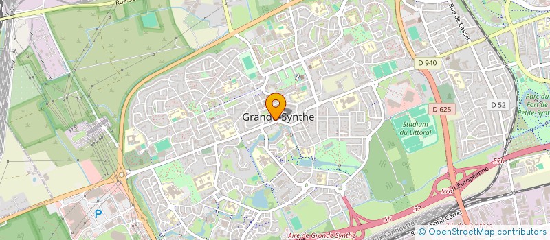 localisation de l'entreprise SCI L'ESCALE 54  GRANDE-SYNTHE