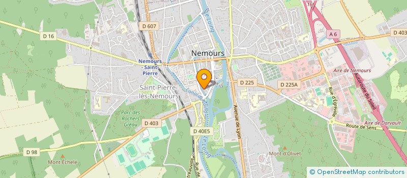 localisation de l'entreprise SCI L'ESCALE  NEMOURS