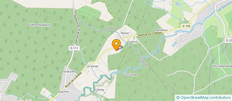 localisation de l'entreprise SCI L'ESCALE FAMILIALE  SAUCATS