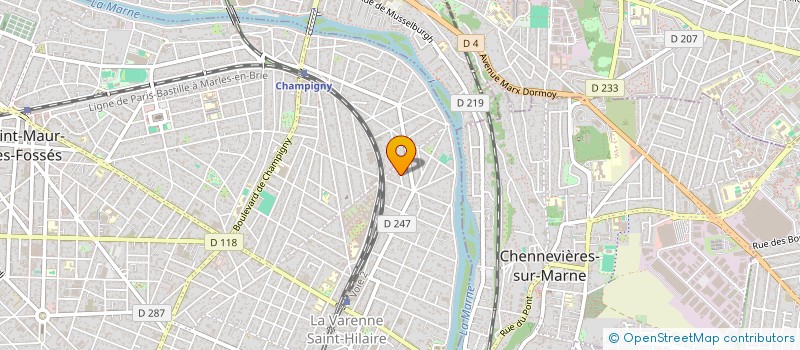 localisation de l'entreprise SCI L'ESCALE NOGENTAISE à SAINT-MAUR-DES-FOSSES