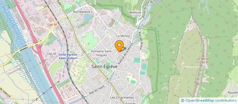 localisation de l'entreprise SCI L ESCALIER  SAINT-EGREVE