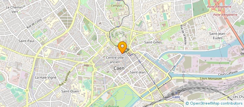 localisation de l'entreprise SCI L'ESCAPADE  CAEN