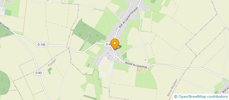 localisation de l'entreprise SCI L'ESCAPADE  MONS-BOUBERT