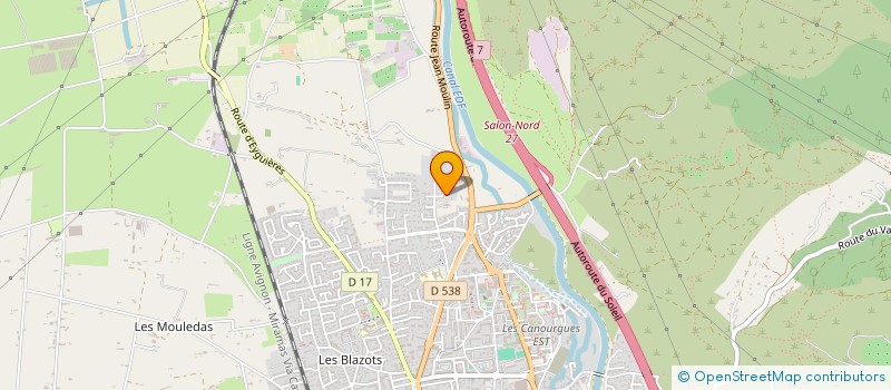 localisation de l'entreprise SCI L'ESCAPADE  SALON-DE-PROVENCE