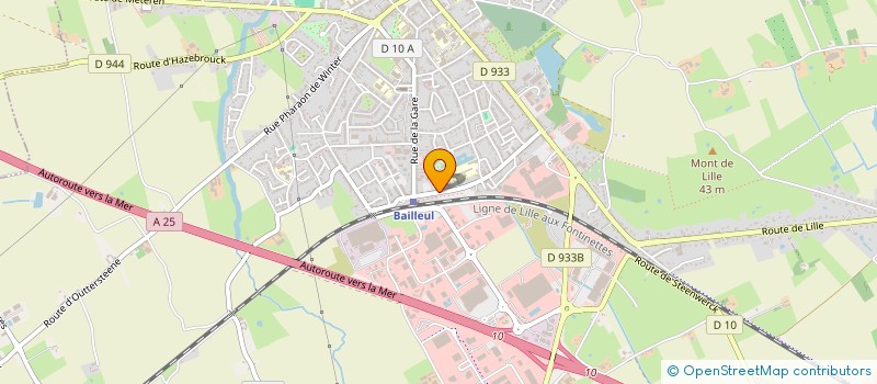 localisation de l'entreprise SCI L ESCAPADE à BAILLEUL