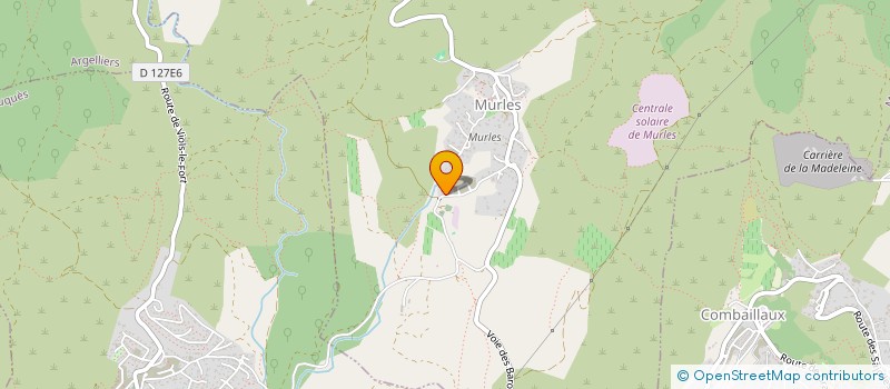 localisation de l'entreprise SCI L'ESCAPADE  MURLES