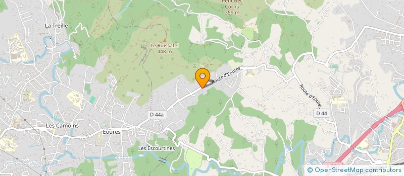 localisation de l'entreprise SCI L'ESCAPADE  AUBAGNE