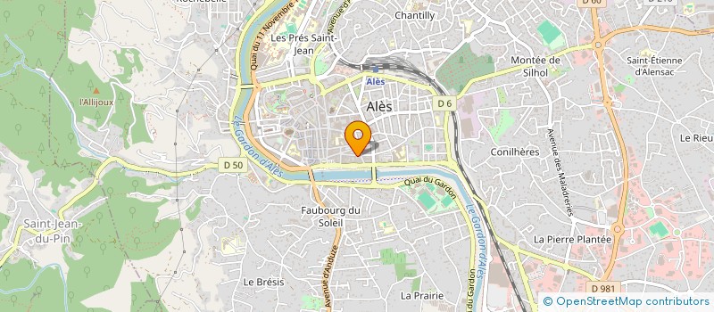 localisation de l'entreprise SCI L'ESCARGOT  ALES