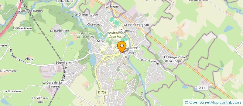 localisation de l'entreprise SCI L'ESCARGOT à SAINT-LAURENT-SUR-SEVRE