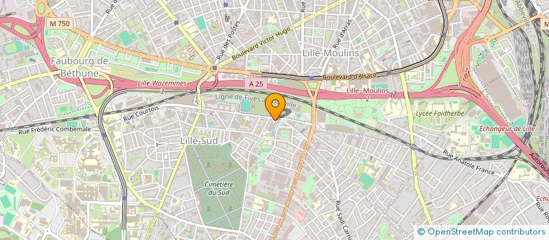 localisation de l'entreprise SCI L ESCAUT à LILLE