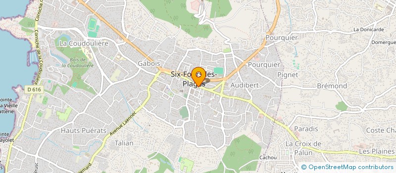 localisation de l'entreprise SCI L ESCULAPE à SIX-FOURS-LES-PLAGES