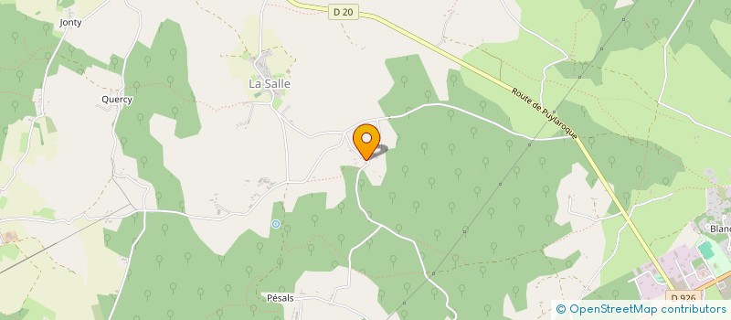 localisation de l'entreprise SCI L'ESPACE  CAYLUS