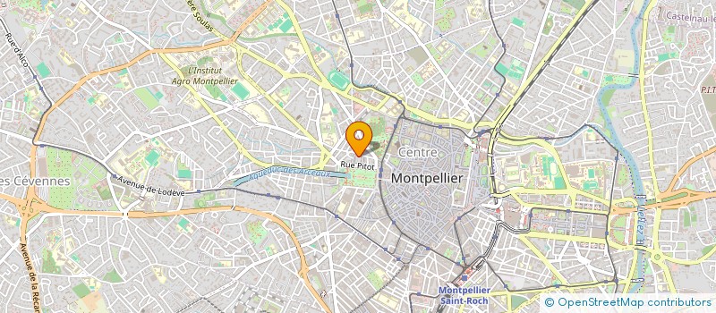 localisation de l'entreprise SCI L 'ESPACE à MONTPELLIER