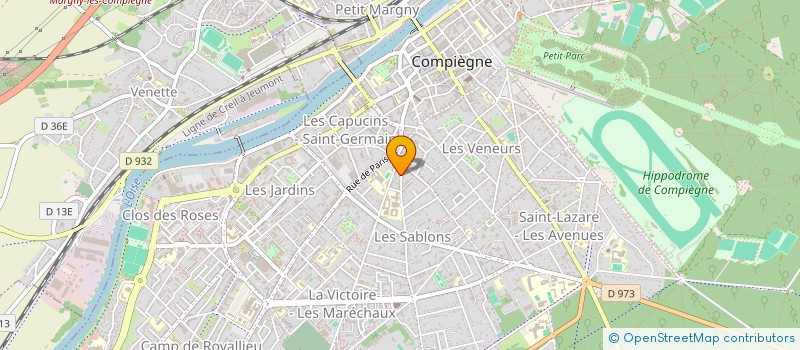 localisation de l'entreprise SCI L'ESPACE  COMPIEGNE