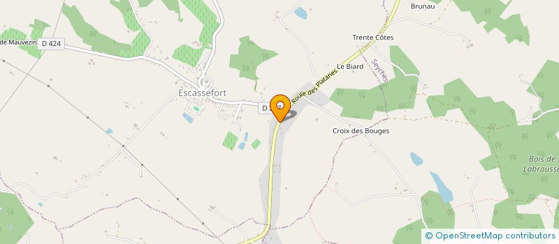 localisation de l'entreprise SCI L'ESPACE DE VIE  ESCASSEFORT