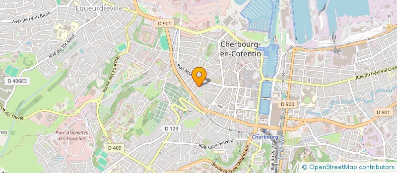 localisation de l'entreprise SCI L'ESPADON à CHERBOURG-EN-COTENTIN
