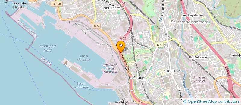 localisation de l'entreprise SCI L'ESPALIEN à MARSEILLE