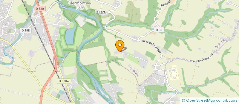 localisation de l'entreprise SCI L'ESPAURIT  CLERMONT-LE-FORT