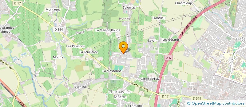 localisation de l'entreprise SCI L'ESPERANCE à CHARNAY-LES-MACON