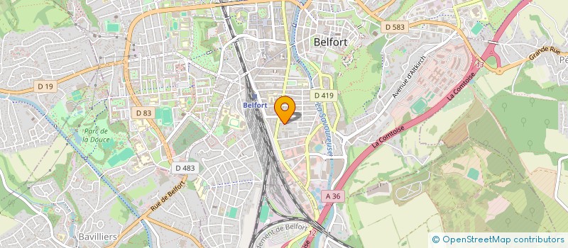 localisation de l'entreprise SCI L ESPERANCE à BELFORT