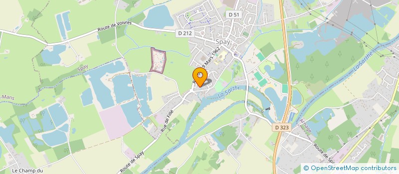 localisation de l'entreprise SCI L'ESPERANCE à SPAY