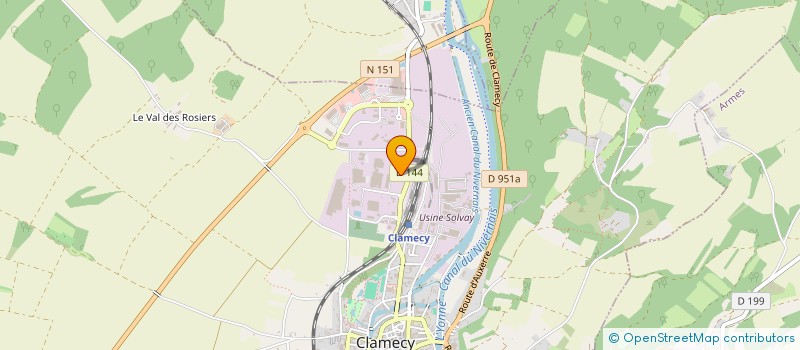 localisation de l'entreprise SCI L'ESPERANCE à CLAMECY